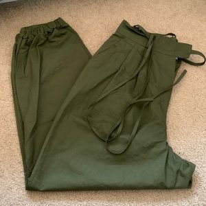 oak&fort small; green pants